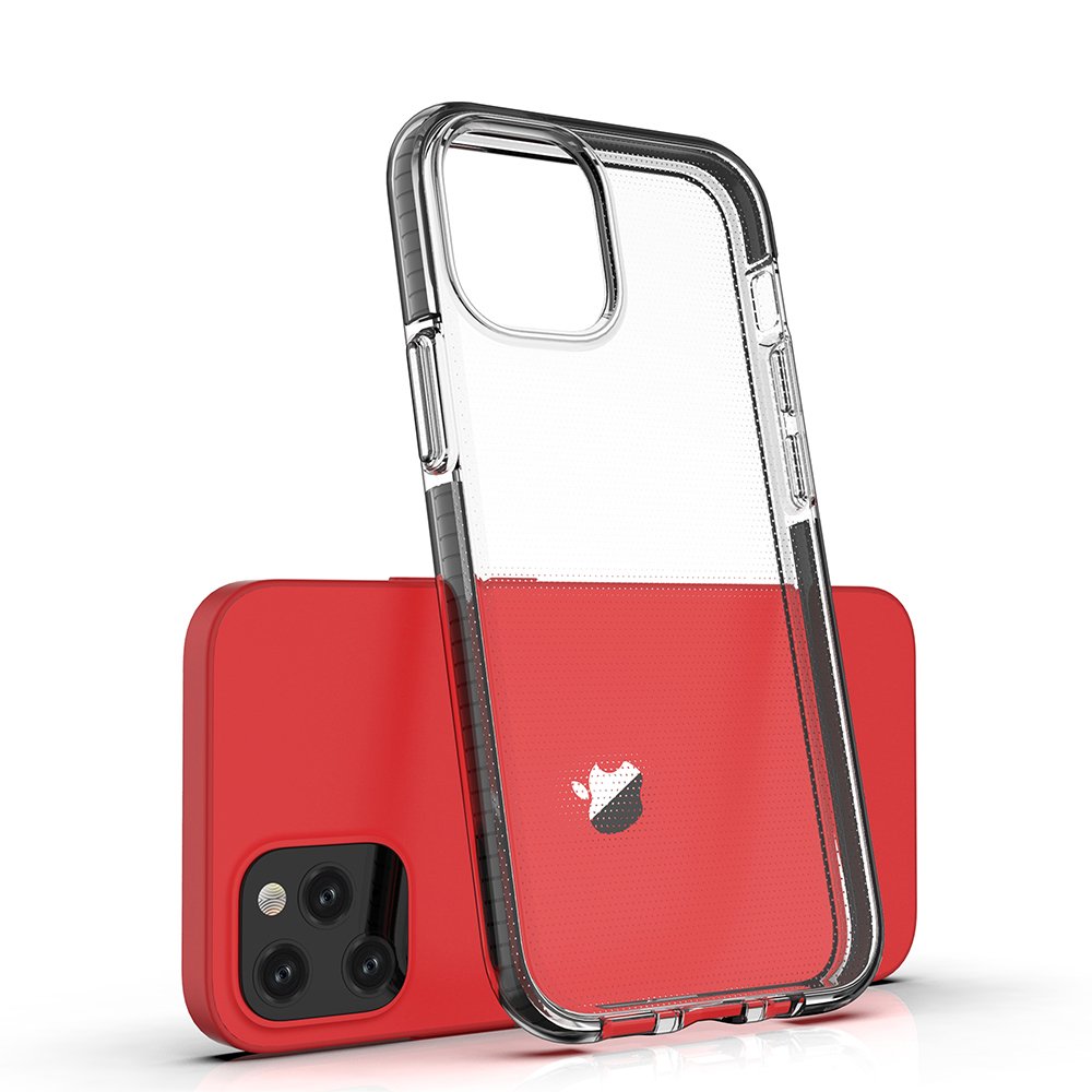 Spring clear TPU kate Apple iPhone 12 Pro - heleroosa