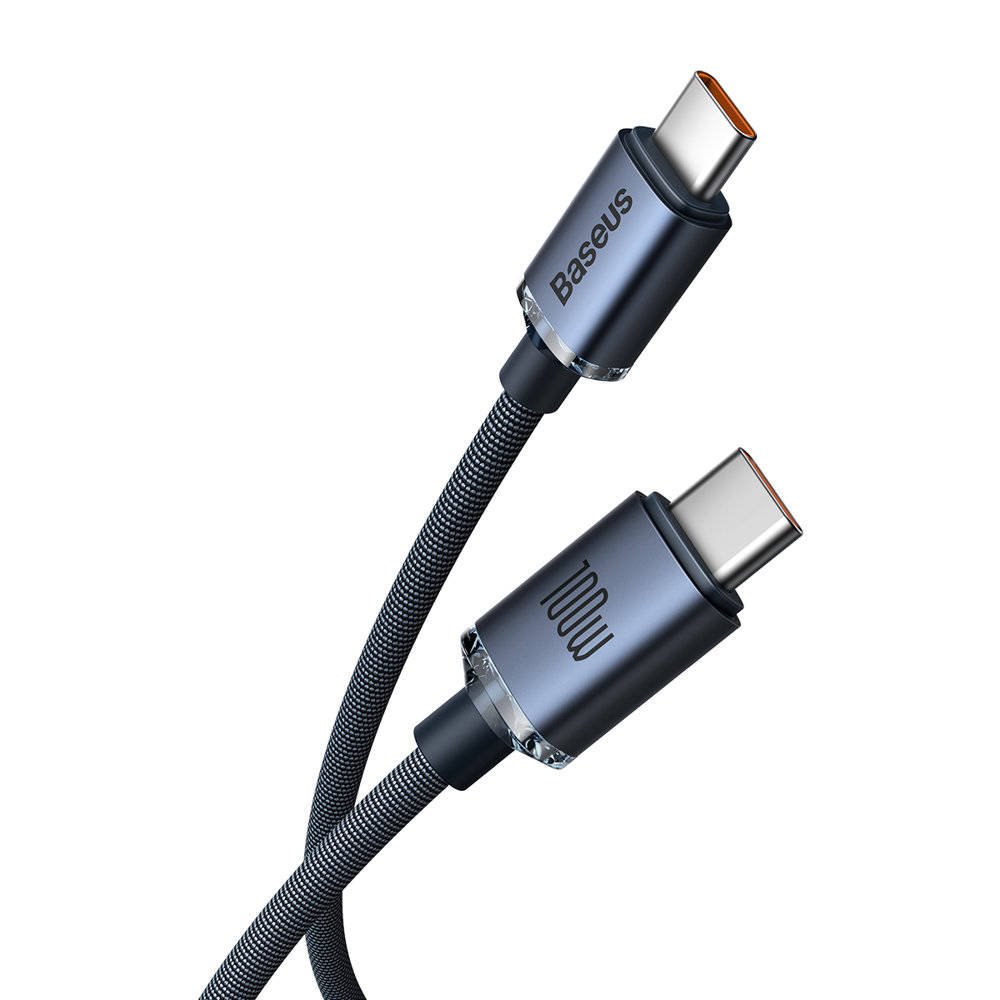 Andmesidekaabel Baseus USB - C – USB - C 100W - 2m - Must