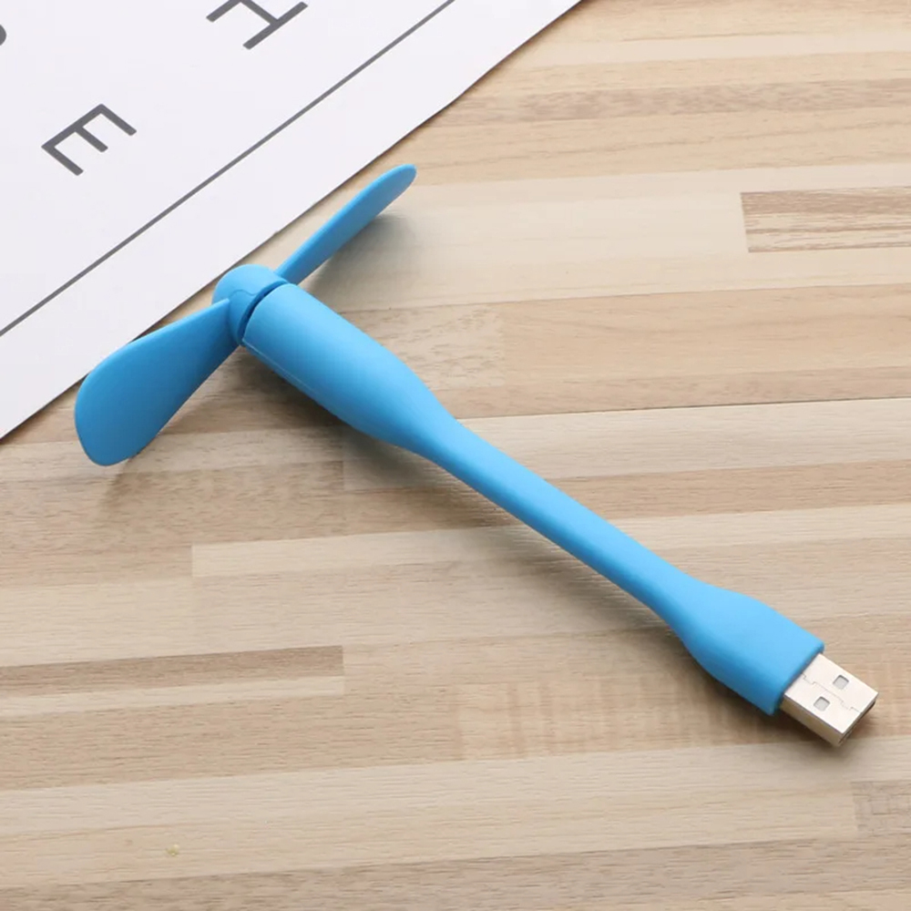 Mini USB-ventilaator (TUF1) - 5V - Must