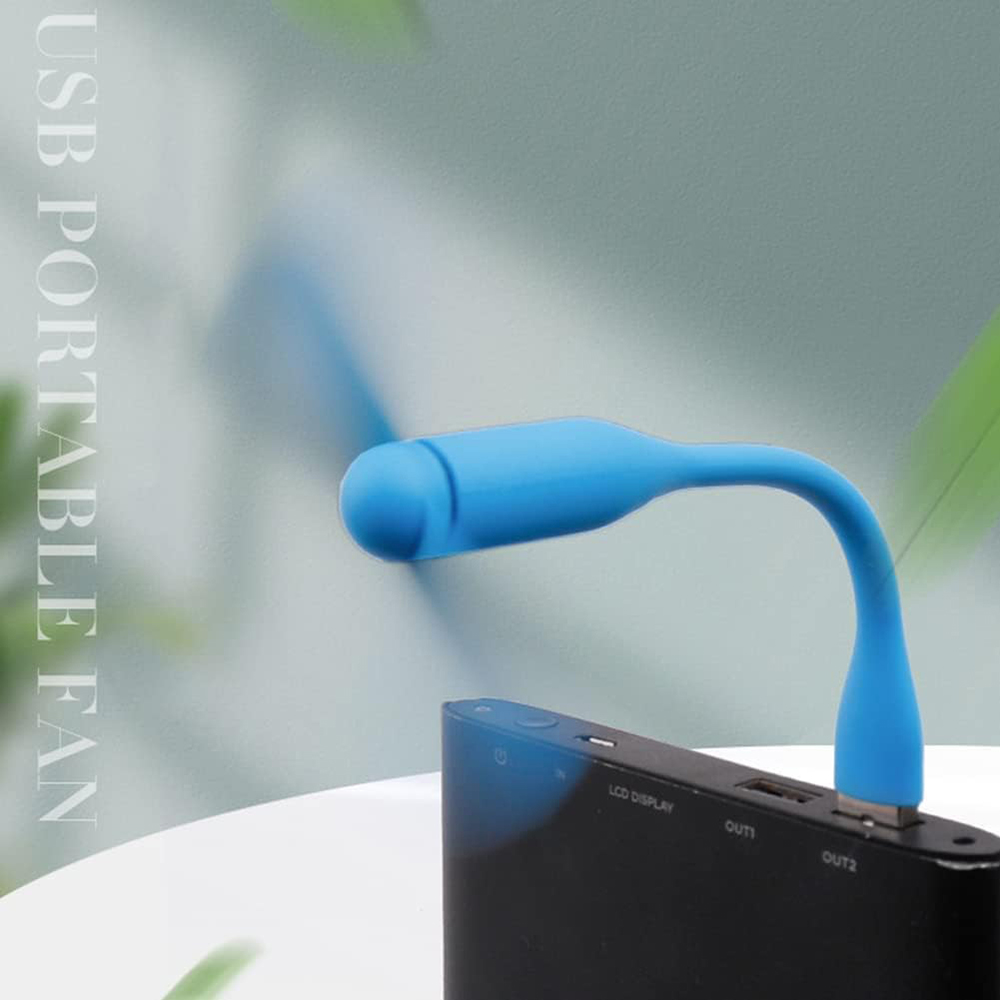 Mini USB-ventilaator (TUF1) - 5V - Must