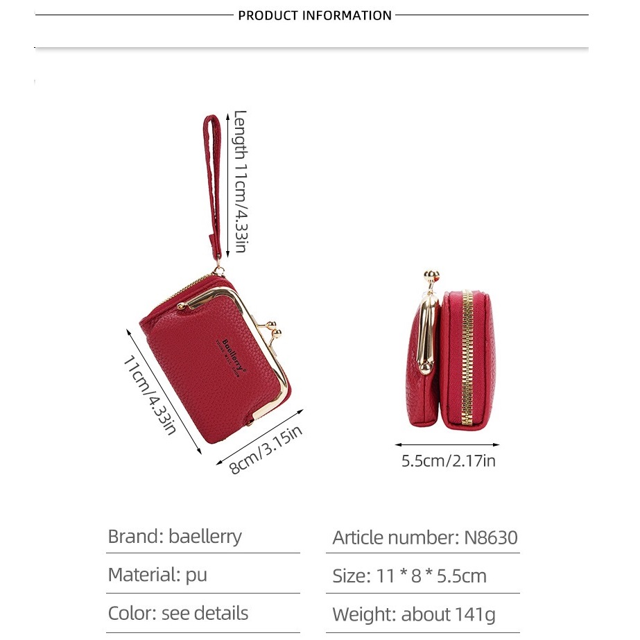 Rahakott Baellerry CA-35916 - Pruun 2