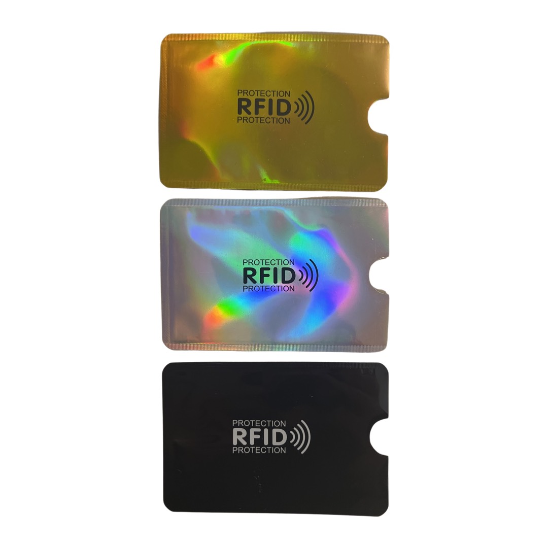 Izmael RFID-kaitsega kaardiümbris - Must
