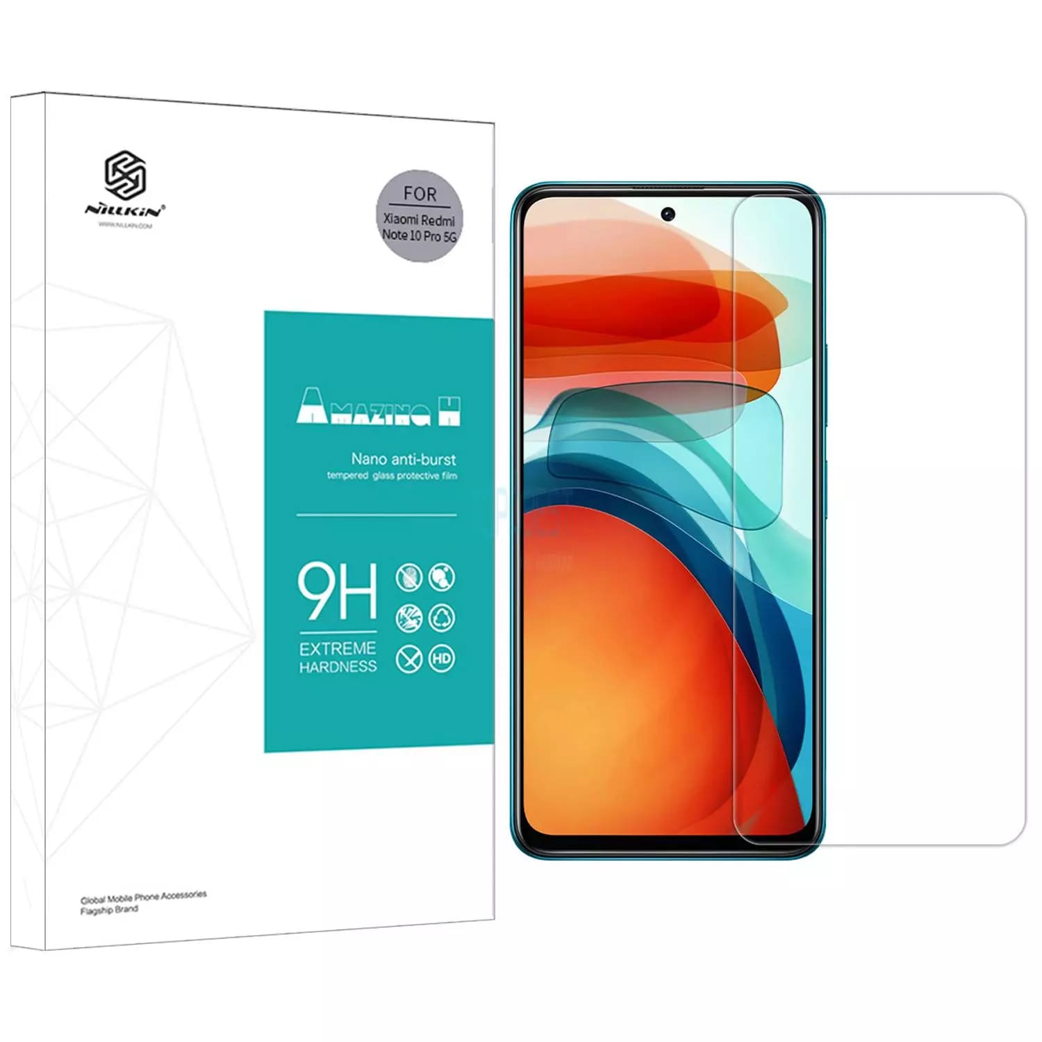 Nillkin Karastatud Klaas 2.5D Xiaomi Poco X3 GT/Redmi Note 10 Pro - läbipaistev