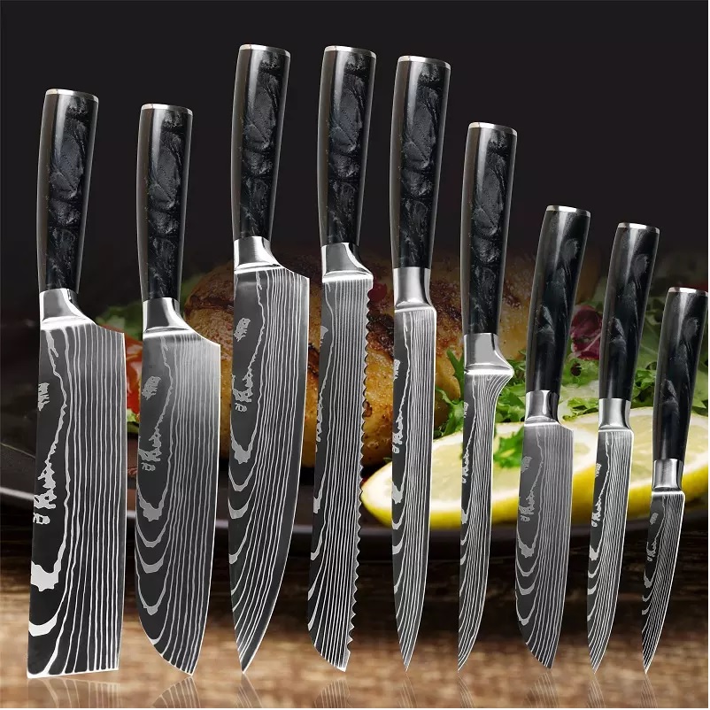 Kööginuga BL-35094 - Kiritsuke / Must
