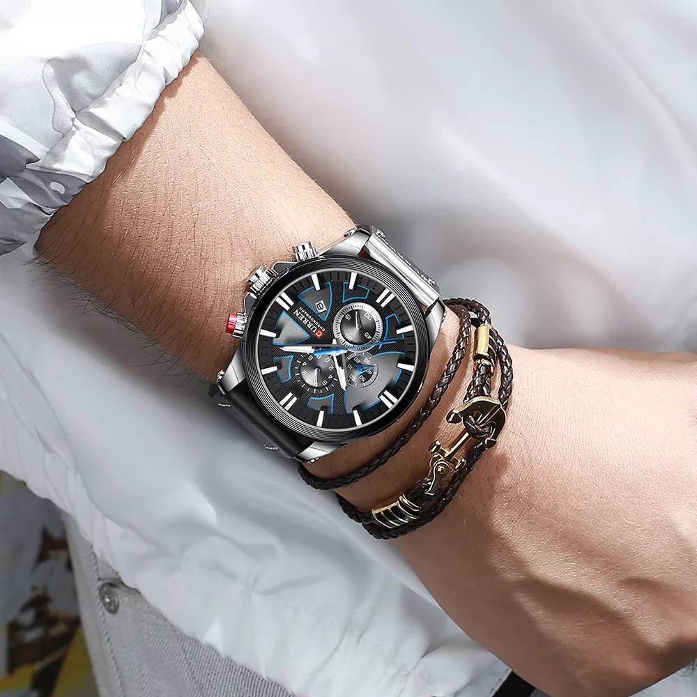 Kell CURREN FO-14228 - Must / Punane
