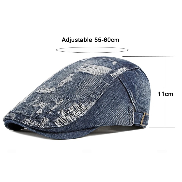 Meeste barett DA-26086 - Hele Sinine