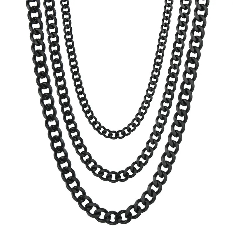 Kaelakee DE-34808 - Must / 40cm / 3mm