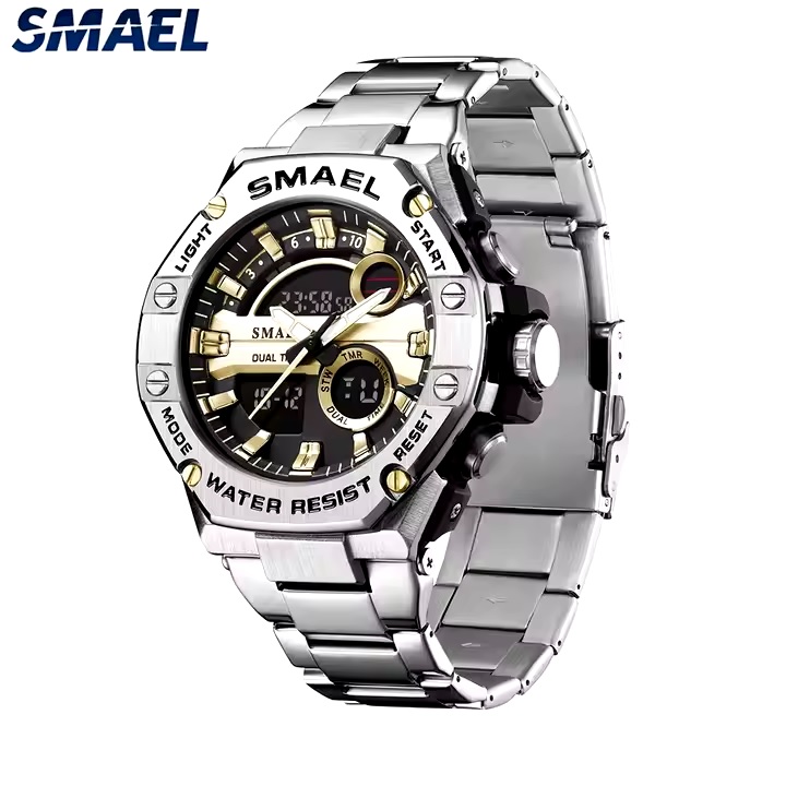 Kell SMAEL EF-35294 - Hõbe / Must