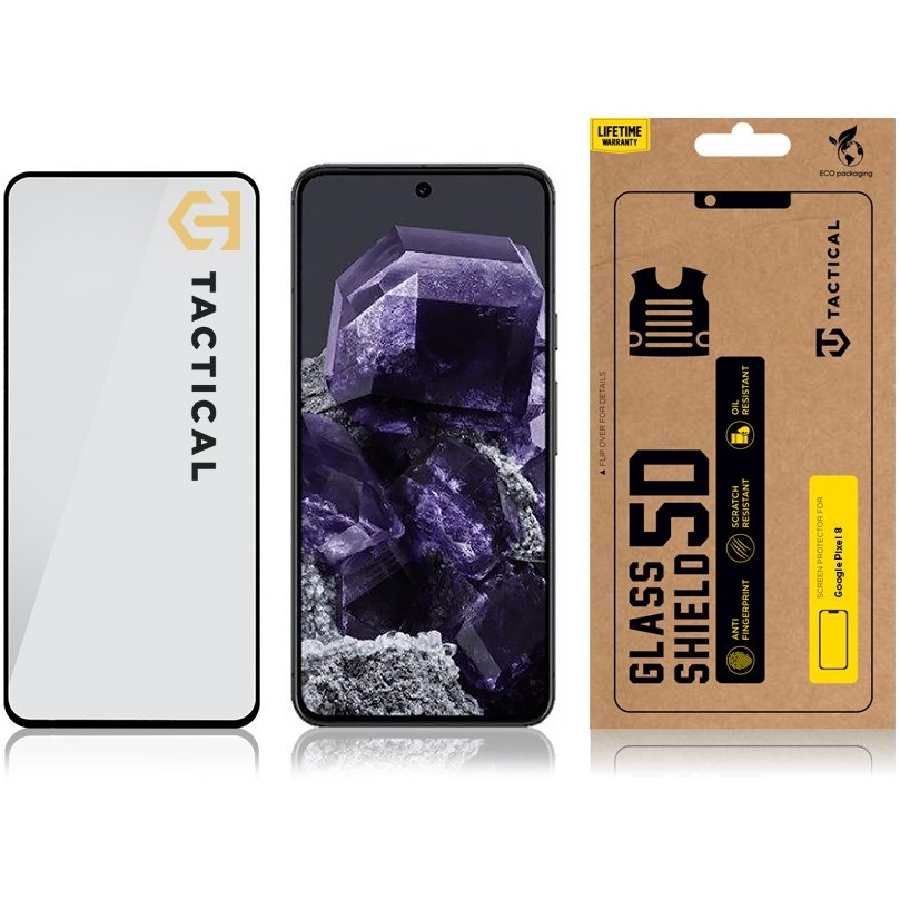 Tactical Glass Shield 5D klaas Google Pixel 8 - must