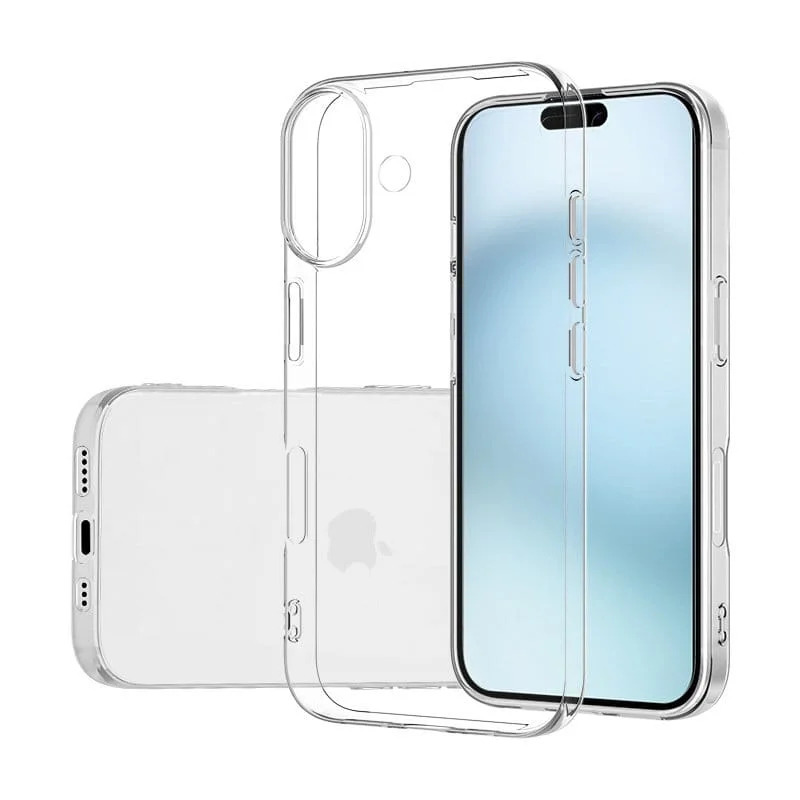 Läbipaistev kaitseümbris Apple iPhone 16 - läbipaistev