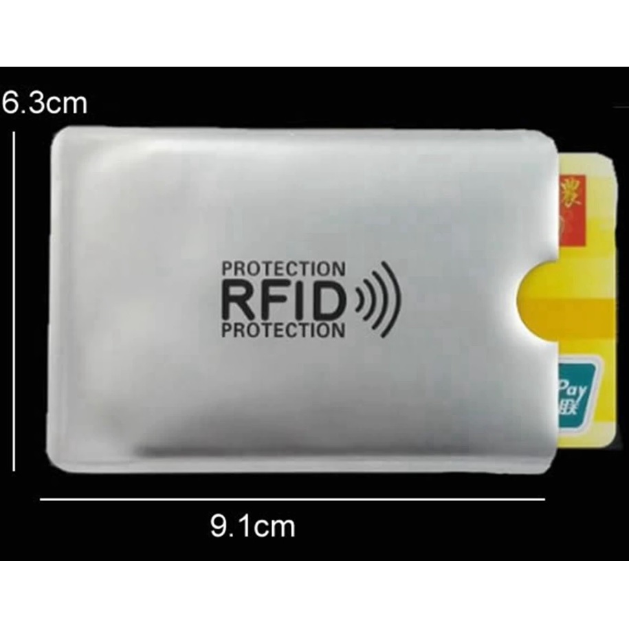 Izmael RFID-kaitsega kaardiümbris - Must