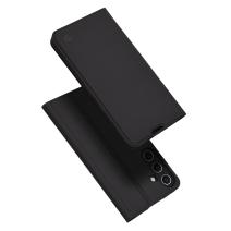 Magskin PU-nahast raamatu-/flip-ümbris Samsung Galaxy S24 Plus - Must