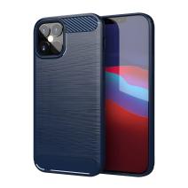 Carbon Shield TPU ümbris Apple iPhone 12 Pro/iPhone 12 - sinine